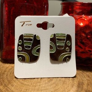 Brand New| Funky Deco Earrings